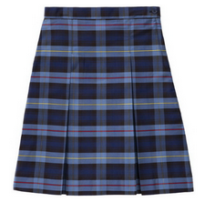 Holy FamilyTwo Kick Pleat SkirtPlaid 41Grades:  6-8