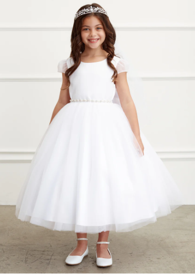 Tip Top Kids Communion Dress#214Headpiece Not Included