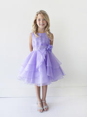 TIP TOP LILAC RUFFLED FLOWER GIRL DRESS SIZE 2