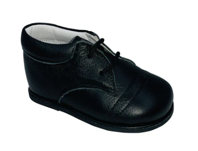 KARELA KIDS BABY BOYS BLACK LEATHER SHOE