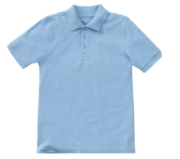 Annunciata SchoolBoysLight BlueShort Sleeve PoloWith School LogoGrades: 1-8