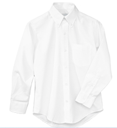 Heritage Leadership AcademyWhiteLong SleeveOxfordcloth Buttondown Collar ShirtOptional for grades PreK-4