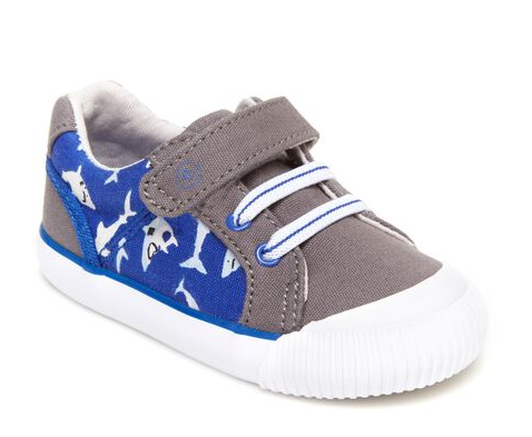 STRIDE RITE GREY SNEAKER FOR TODDLERS