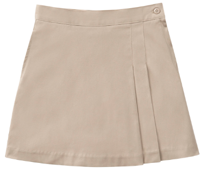Christ the KingGirls Double Pleated Khaki SkortSkorts May Be Worn During Warm Weather Period OnlyExcept for Pre-K that can wear all year.