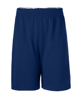 Outreach Exceptional Learning Academy Navy Gym ShortsWith School Logo
