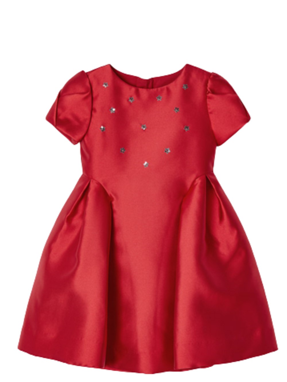 MAYORAL 4957 GIRLS RED SPECIAL OCCASION DRESS WITH SHINY DECOR