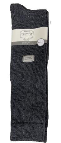 Charcoal Flat Knit Knee-HiSizes are According to Shoe Size