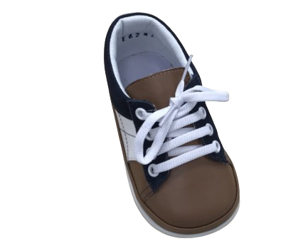 KARELA KIDS HONEY/NAVY LEATHER SHOE