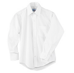 LEARN Romano ButlerWhiteLong Sleeve Broadcloth ShirtGrades: Kindergarten-8