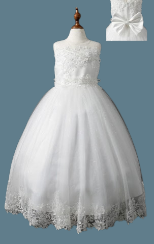 Princess Daliana Communion Dress#405Front
