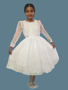 Sweetie Pie Communion Dress#317FrontHeadpiece Not Included