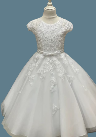 Sweetie Pie Communion Dress#306FrontHeadpiece Not Included